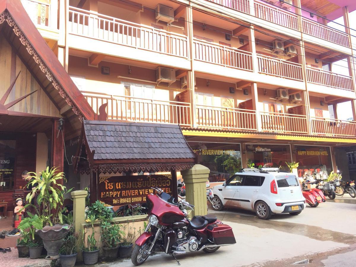 Happy River View Hotel วังเวียง ภายนอก รูปภาพ