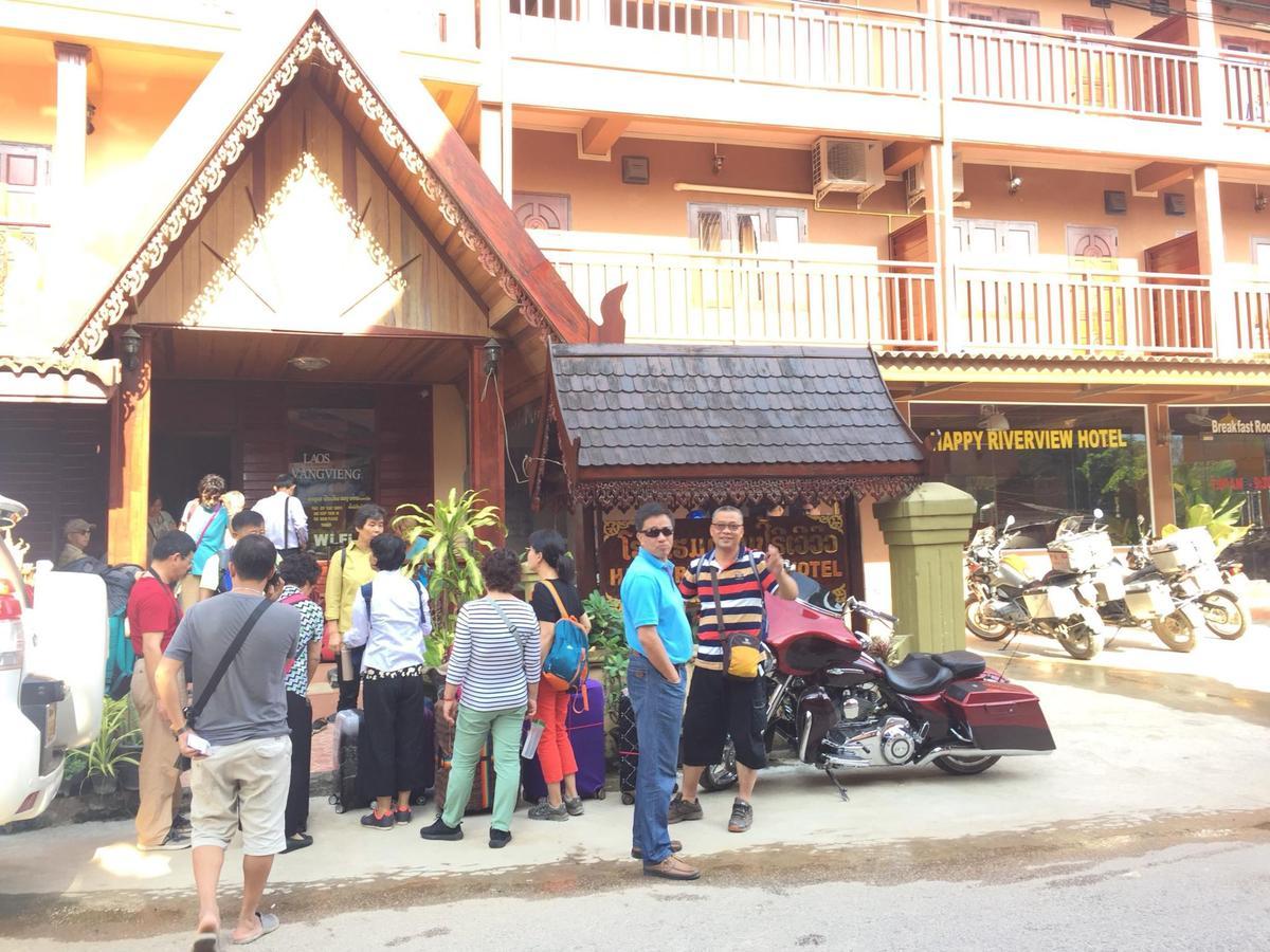 Happy River View Hotel วังเวียง ภายนอก รูปภาพ