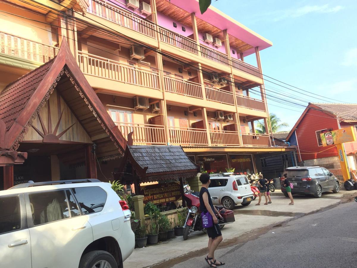 Happy River View Hotel วังเวียง ภายนอก รูปภาพ