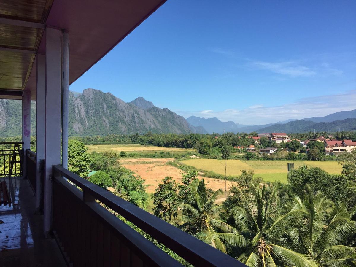 Happy River View Hotel วังเวียง ภายนอก รูปภาพ